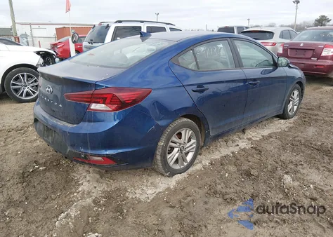 2019 Hyundai Elantra Sel z USA, uszkodzony, nr VIN 5NPD84LFXKH470656
